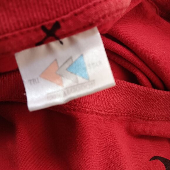 XL True Vintage T-Shirt Mexican Black Bull Graphic 100% Cotton 1990's Bullfight - Picture 4 of 5